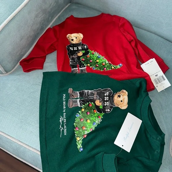 Polo Ralph Lauren Shirts Tops Nwt Baby Boys Polo Bear